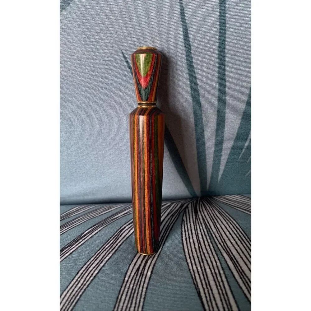 Vintage Handmade Turner Mastercraft Dymondwood Perfume Applicator